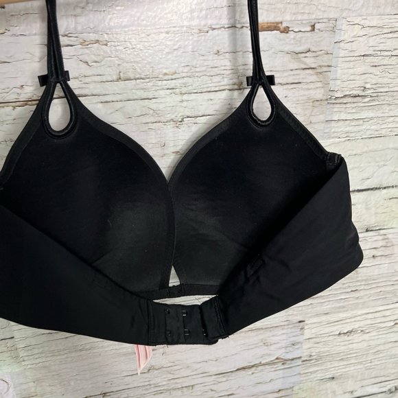 Victoria’s Secret plunge black bra size 34D - Picture 5 of 9